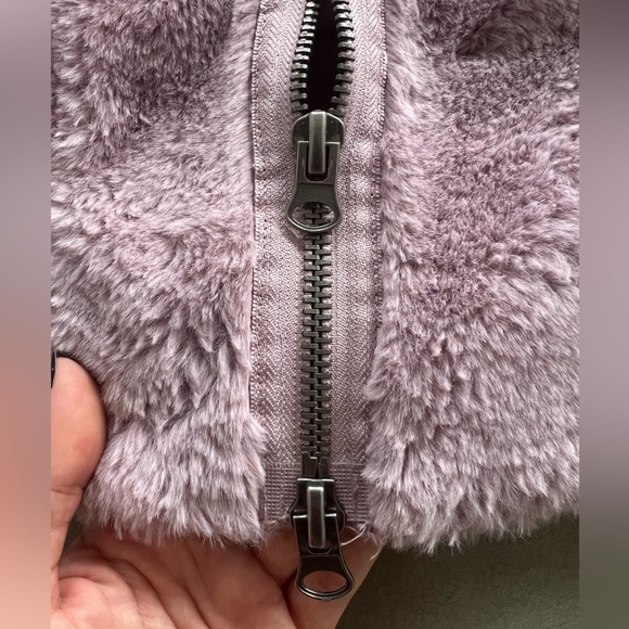 Free People Turn Up Faux Fur Hoodie in Size Small - Picture 7 of 9